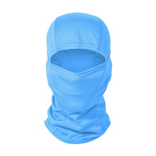 Máscara de proteção solar para o pescoço com cobertura para a cabeça e proteção UV.