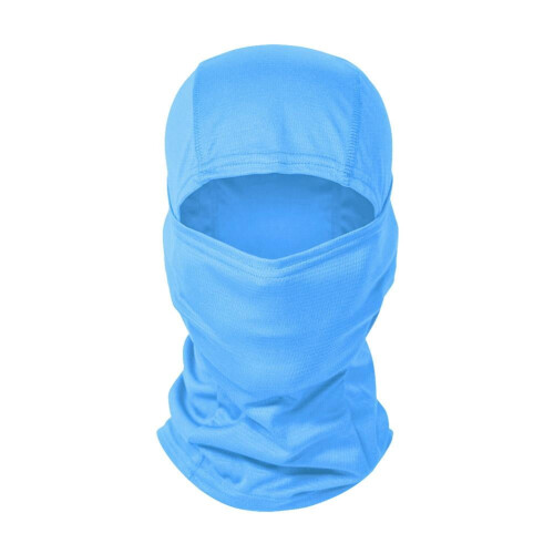 Máscara de proteção solar para o pescoço com cobertura para a cabeça e proteção UV.