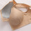 Damesbeha met voorsluiting, beige, plus size 5XL 6