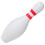 Kinderspaarpot, witte plastic bowlingfles, 1 stuk 1