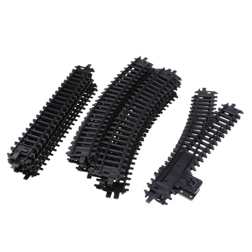 HO Model Train Set Straight Switch Oval 26 Pieces 1