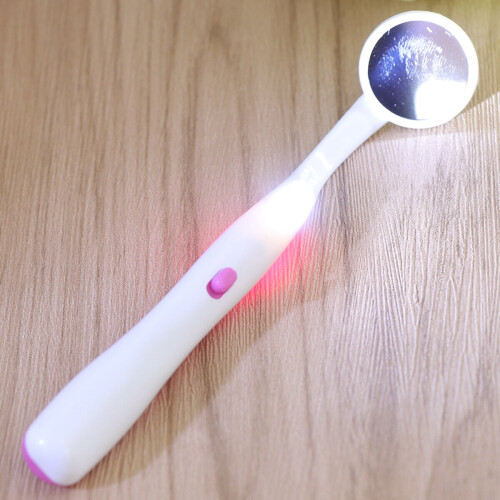 Oglindă orală dentară cu lumină LED violet 1