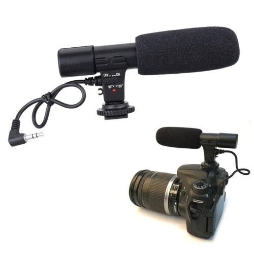 3.5mm Universal Stereo Microphone for DSLR and Camcorders 1