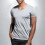Herren-T-Shirt mit V-Ausschnitt, einfarbig, Kurzarm, Freizeit-Top 2