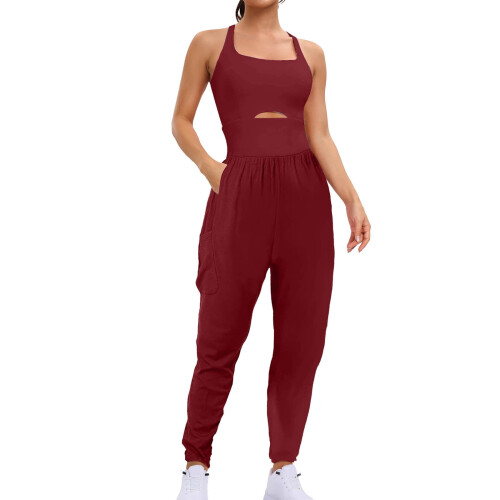 Women's moisture-wicking running romper XL