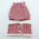 Conjunto de gorro e cachecol de tricô para bebê, estilo gatinho, 2 peças. 4