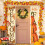 Høstdekorbanner for Thanksgiving med blader og gresskar 1