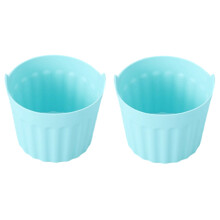 Moules à œufs en silicone réutilisables pour friteuse à air (lot de 2)