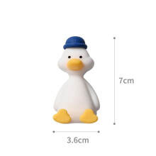 Porte-brosse à dents mural en silicone Blue Duck (1 pièce)