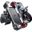 Suporte para celular de motocicleta com trava automática e sistema anti-vibração. 1