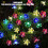 Solar Flower String Lights Outdoor Decor 20 LED 7