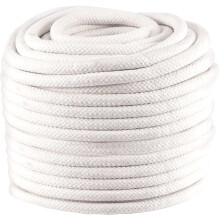 White Braided Cotton Rope 1/2 Inch 131 Feet
