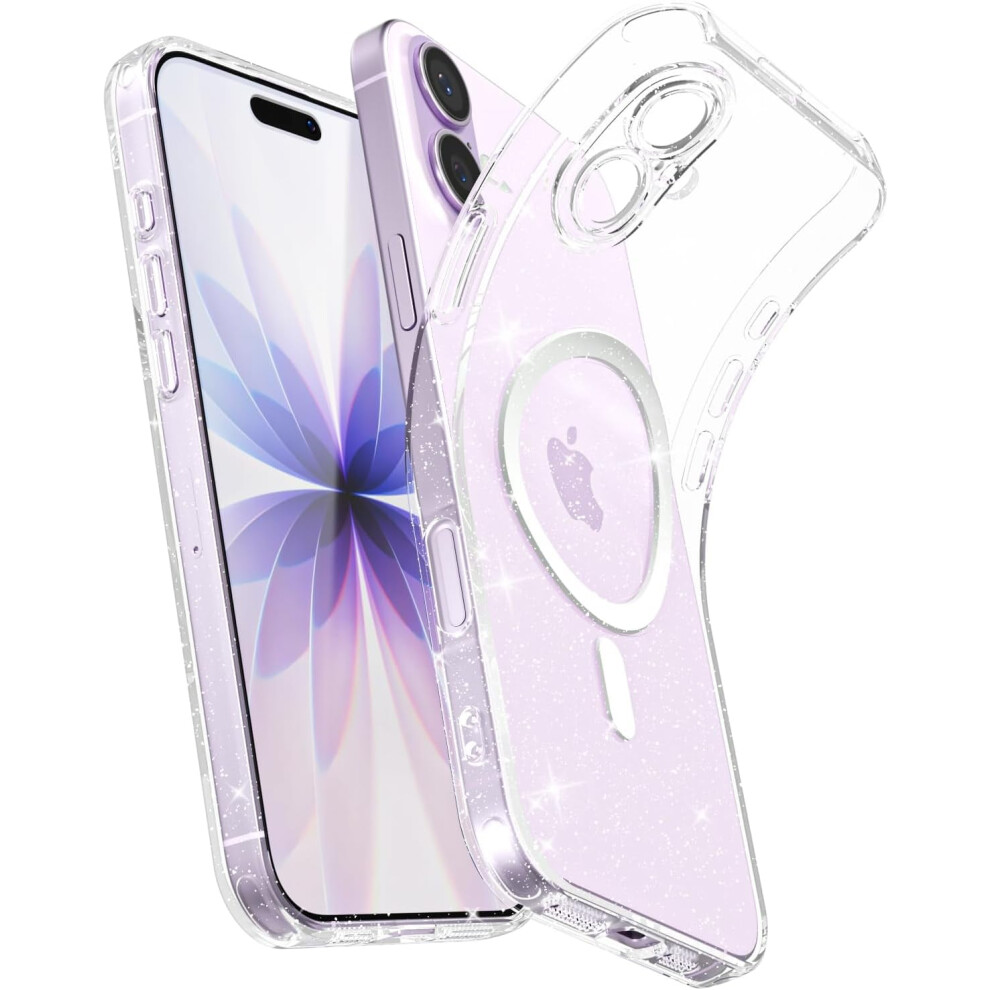 Iphone 17 Soft Clear Glitter Case Magsafe Ultra-Slim Tpu 9122141369349