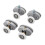 Shower Door Runner Wheels Plastic Sliding Rollers 4 Pack 1
