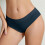 Conjunto de 5 calcinhas sem costura femininas de algodão azul escuro 2