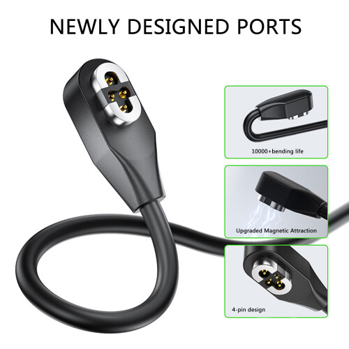 Adaptor de încărcare pentru căști, cablu USB cu 4 pini pentru SHOKZO 2