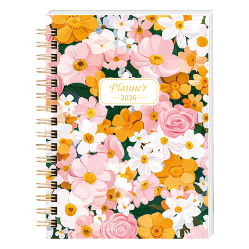 A5 Spiral Notebook White Cover 160 Tearable Pages 1