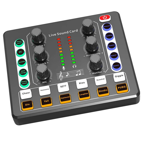 Voice Changer Microphone Sound Card for PC and Smartphone