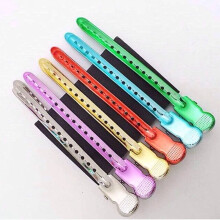 Horquillas metálicas para el cabello, colores surtidos, 12 unidades