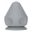 Gray silicone myofascial ball trigger point massager1pack 1