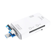 Čítačka kariet Micro SD s adaptérom USB-C, 6 v 1