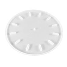 Silikónová okrúhla forma na hodiny z živice s priemerom 10 cm