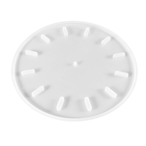 Resinklokkeform rund silikon 10 cm diameter