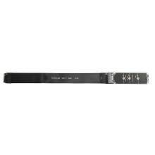 M.2 NVME Extension Cable for SSD Card PCI-Express 4.0X4M Key Extender Cable for Solid Drive Riser Card L Shaped