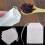 Tefilterpåsar Muslin Dragsko 100-pack 5,5x7 cm 8