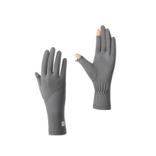 Guantes de protección solar para mujer con protección UV UPF, seda helada, talla única.