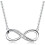 Infinity Heart Pendant Necklace925Sterling Silver 1