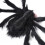 Supergruselige Spinne Halloween-Requisite Schwarz 76 cm 5