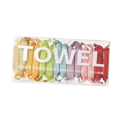 Serviettes compressées jetables absorbantes, lot de 14.