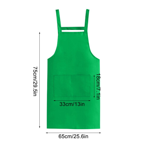 H-Back Style Kitchen Apron with Pocket, Adjustable 2
