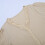 Beige blondetopp med hule korte ermer, dame, L 5