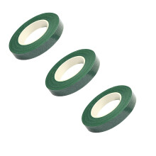 Fita adesiva floral verde, fita de papel para projetos DIY (faça você mesmo), 1 rolo