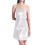Damen-Nachthemd, Rundhalsausschnitt, einteiliges langes Kleid 4