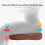 Car Seat Cushion Wedge Memory Foam 1 Piece 7