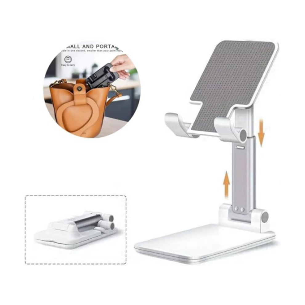 Universal Adjustable Phone And Tablet Stand, Foldable Mobile Phone Stand, Adjustable Metal Desk Desktop Tablet Universal Cell Phone Holder 9193278694901