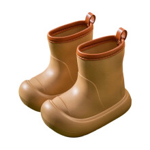 Toddler Boots for Boys – Waterproof, Lightweight Ankle Booties for Rainy Days & Outdoor Activities, Compatible with Fall Wear, Coffee, Size 2-3