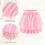 Vintage maid apron polyester half-waist with pockets and 3