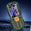 Green Senior Cell Phone Large Screen Dual SIM Bluetooth LED 6