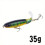 Topwater Pooper Lure Hard Body with Soft Rotating Tail 2 1