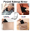 Miroir de poche double face 1X/2X Noir 7