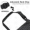 Kitchen Apron Unisex Adjustable with 2 Pockets 2 Pack 2