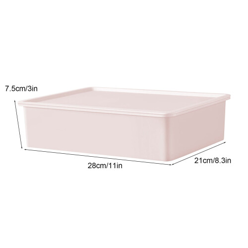 Stackable Storage Boxes with Lids for Closet Clothes 2