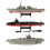 USS Arleigh Burke warship model 1:35 scale plastic 3