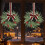 Mini-Weihnachtskränze aus Norfolk-Kiefernholz mit Kerzenringen 5