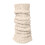 Geribbelde gebreide beenwarmers voor dames, beige 1