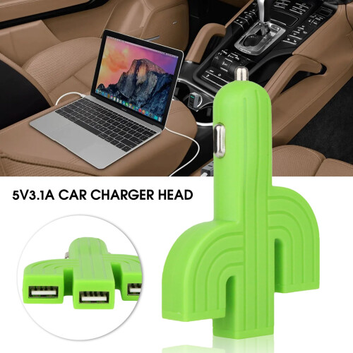 Mightlink Cactus Autoladegerät, 3 USB-Anschlüsse, 15 W 1